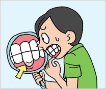 歯茎が下がる・痩せる原因と改善させる治療法（イメージ）