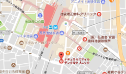 ナチュラルスマイルデンタルクリニックの地図